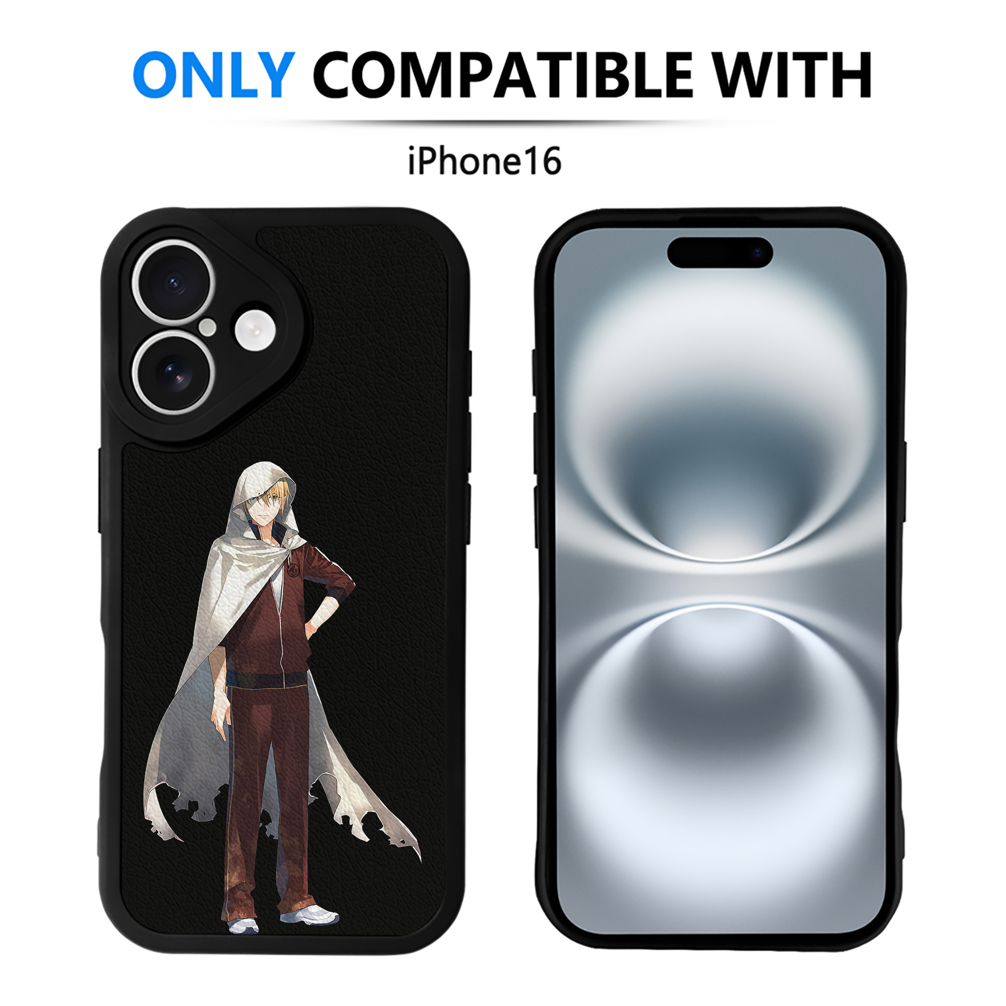 （画像用） 刀剣乱舞 Touken Ranbu 【iPhone 16シリーズ対応】シリコンスマホケース（レザー調） 材質：シリコン